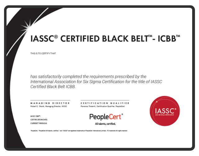 IASSC Sample Certificate